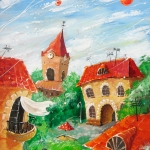 «Ветер», холст, масло